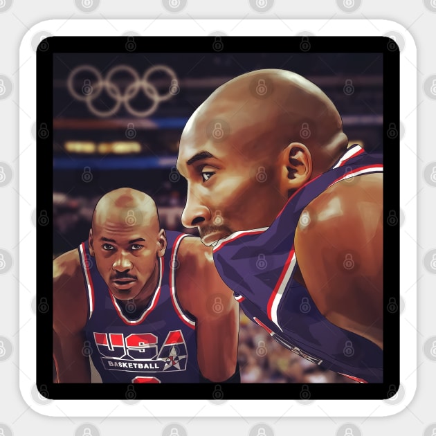 BASKETBALLART - BEST FRIEND OLYPIADE Sticker by JORDAN-ART23